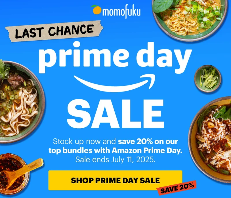 LAST CHANCE PRIME DAY SALE. Stock up now and save 20% on our top bundles with Amazon Prime Day. Sale ends July 11, 2025. CTA: SHOP PRIME DAY SALE. SAVE 20%