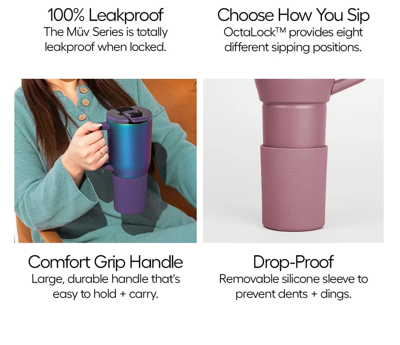 Comfort Grip Handle- Large durable handle that's easy to hold + carry. Drop Proof, Removable silicone sleeve to prevent dents + dings.