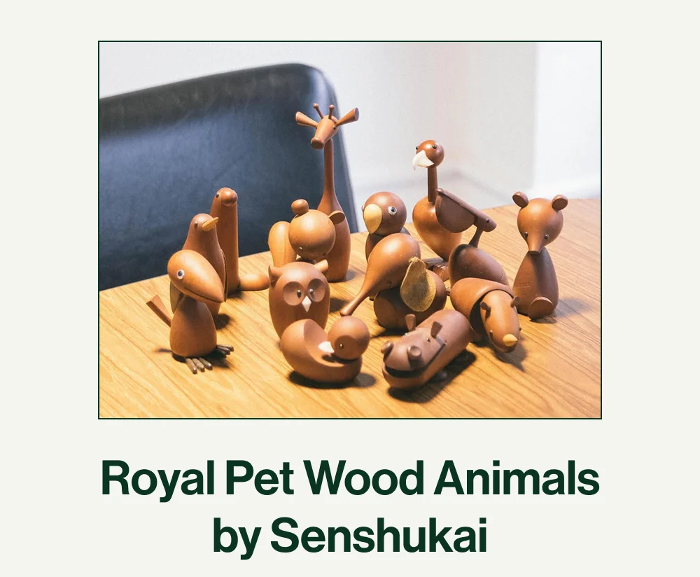 Royal Pet Wood Animals by Senshukai