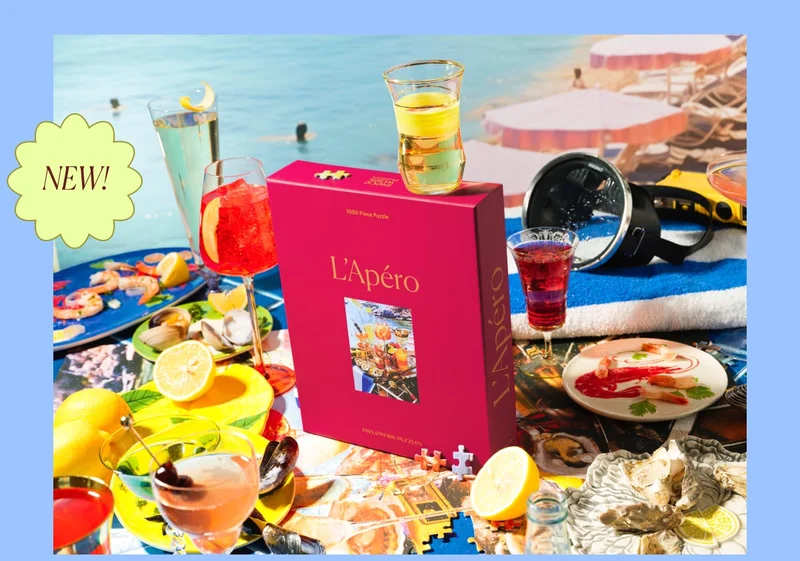 L’Apéro - Where red lipstick meets vintage diving gear, and apéritifs flow freely. Shop Now