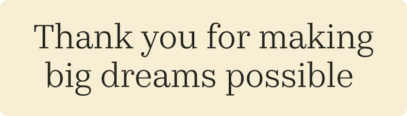 You make miracles happen