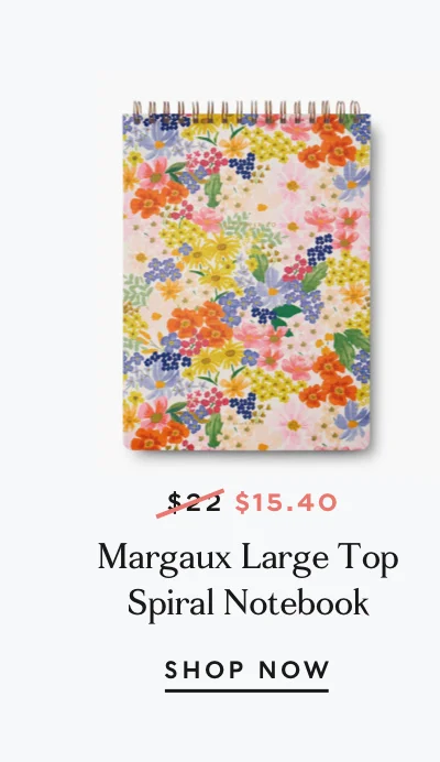 Margaux Large Top Spiral Notebook