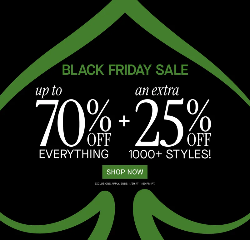 BLACK FRIDAY SALE