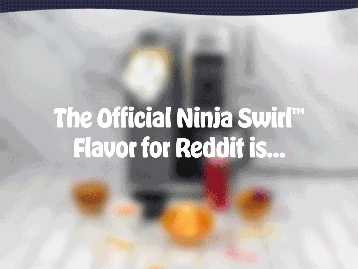 The Official Ninja Swirl™ Flavor for Reddit is... Cake Day Soft Serve. Try it and snag a Ninja Swirl™ today!
