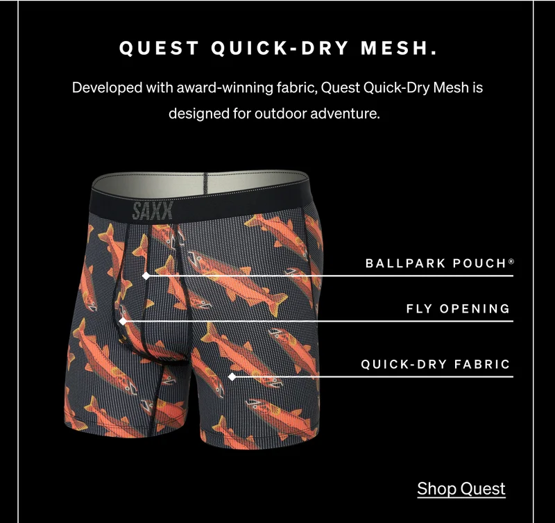 Quest Quick-Dry Mesh