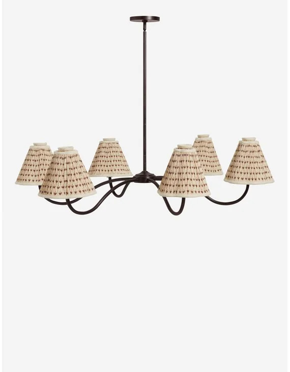 Jordan Chandelier - Poiret and Antique Bronze / 52"Dia