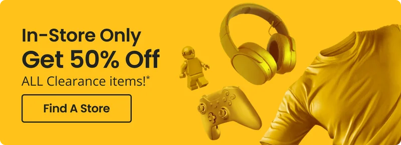 In-Store Only | Get 50% Off ALL Clearance items!* | Find A Store