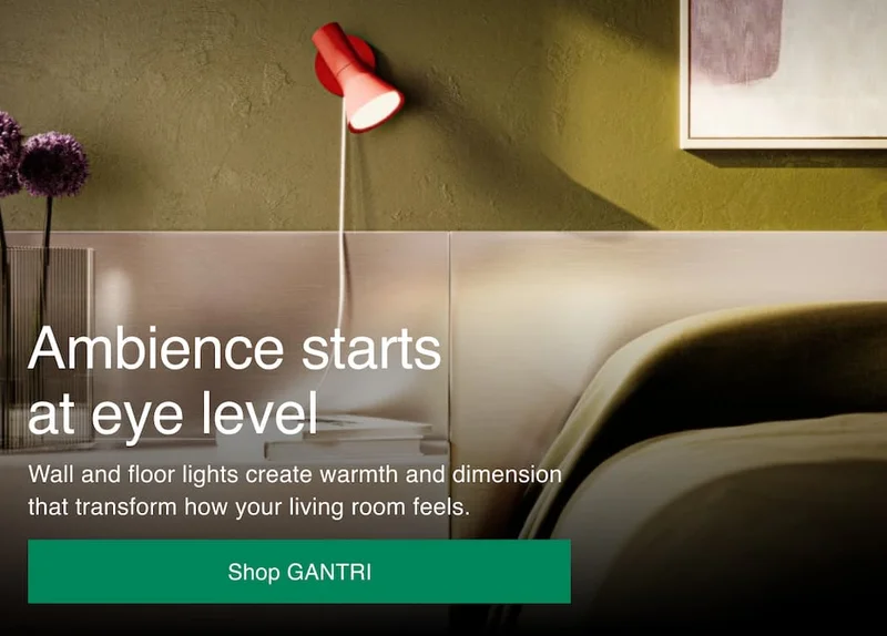 Ambience starts at eye level