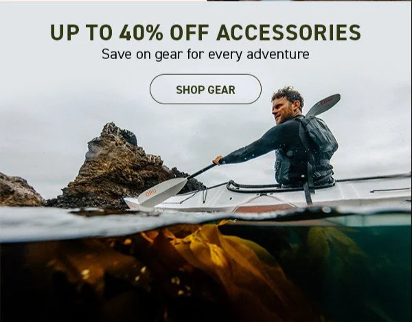Up to 40% off Gear