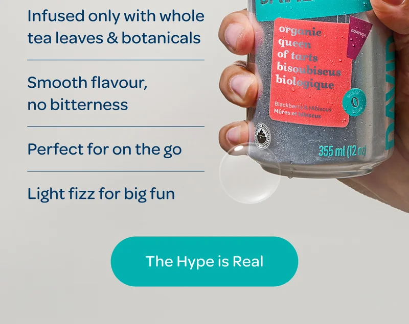 Infused only with whole tea leaves & botanicals, Smooth flavour, no bitterness, Perfect for on the go