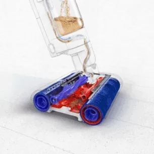 An illustration of the inner workings of the machine's rollers