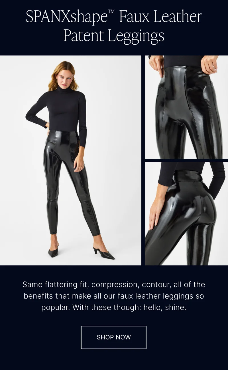 SPANXSHAPE PATENT LEGGINGS
