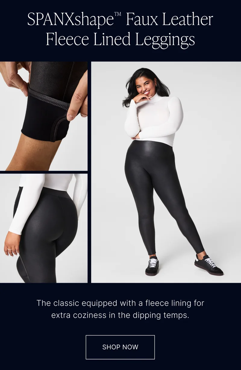 SPANXSHAPE FLEECE LINED LEGGINGS