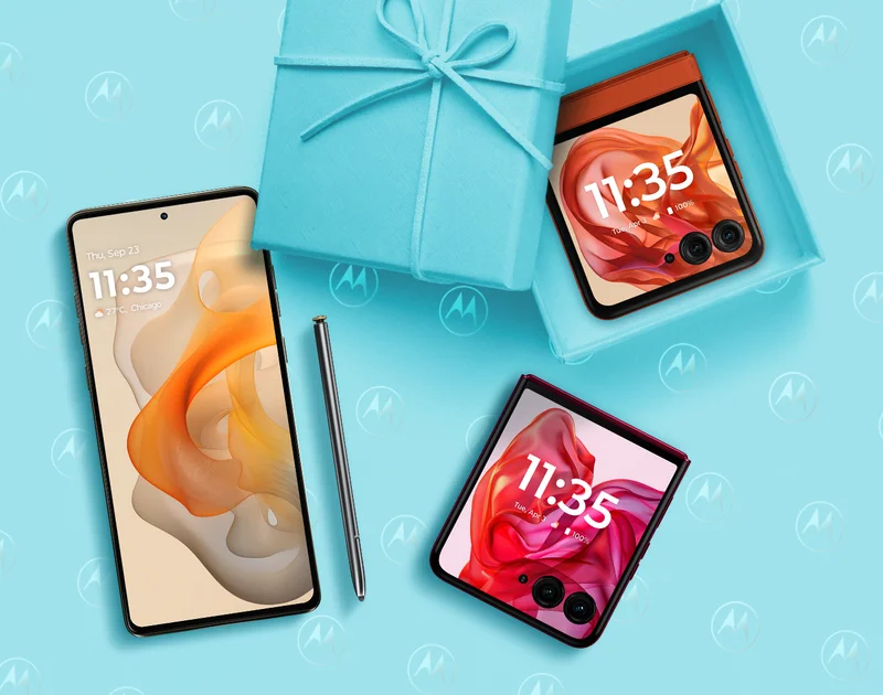 moto g stylus 5G - 2024, motorola razr+ 2024 and motorola razr - 2024