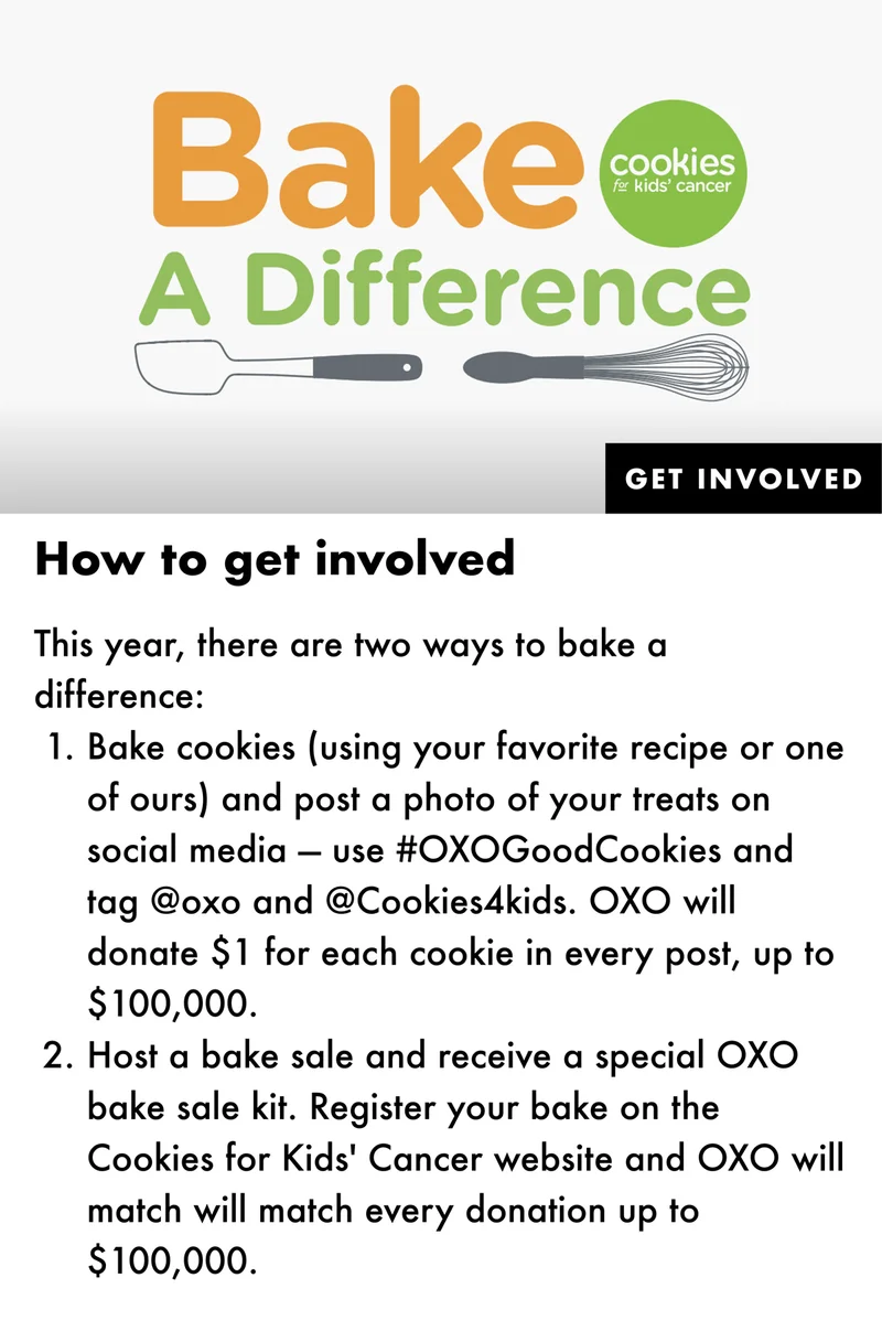 Bake A Difference | Get Involved