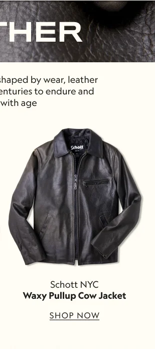 Waxy Pullup Cow Jacket