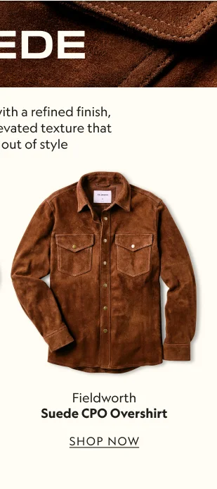Suede CPO Overshirt
