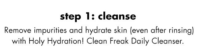 Remove impurities and hydrate skin