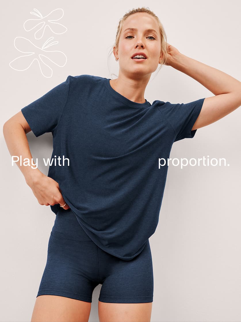 Always Beyond Crew Tee 2.0 in Nocturnal Navy