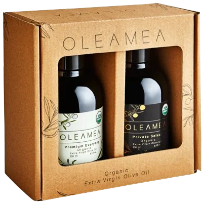 Image of Oleamea Organic Duo: Premium Everyday and Private Select EVOO