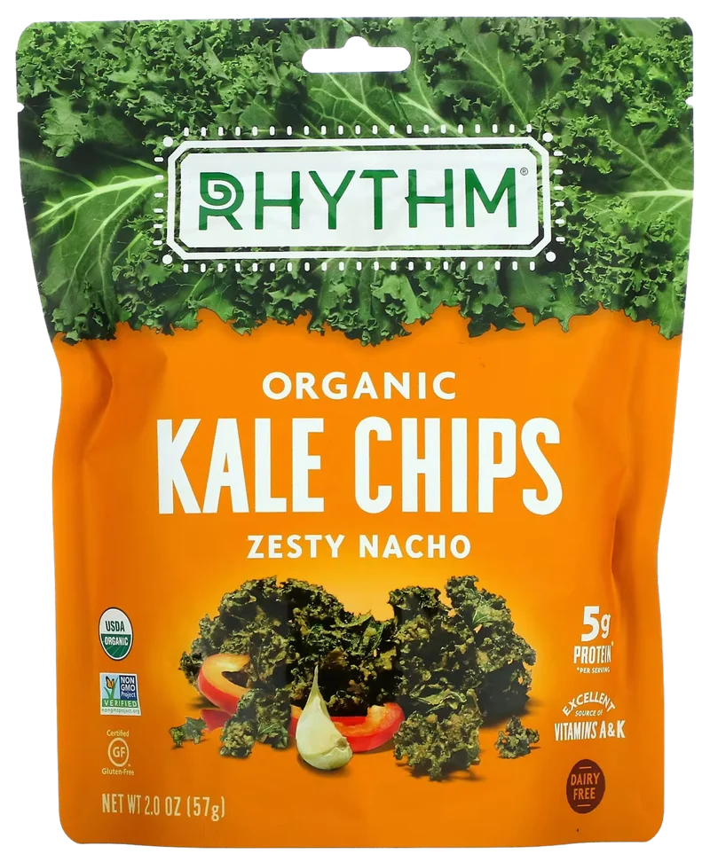 Image of Rhythm Organic Zesty Nacho Kale Chips