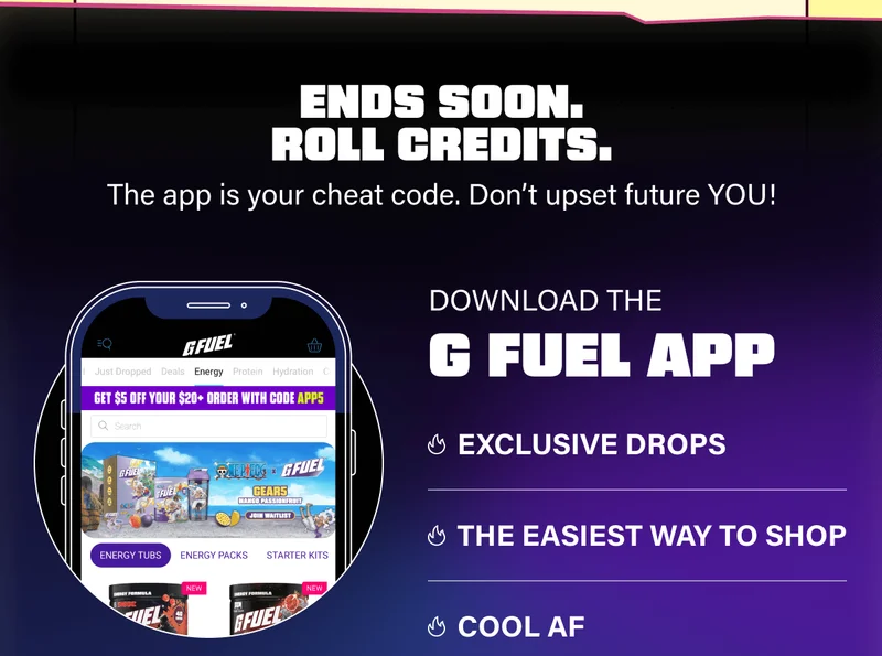 Download the G FUEL App