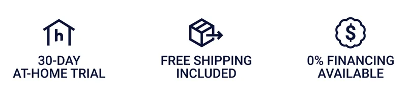 30-day at-home trial. Free shipping included. 0% financing available.