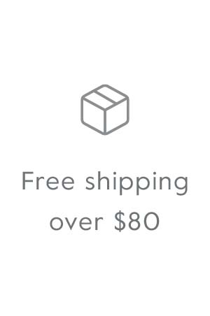 Free shipping over $80