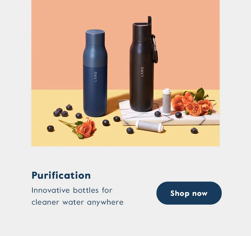 Purification - Innovative bottles for cleaner water anywhere