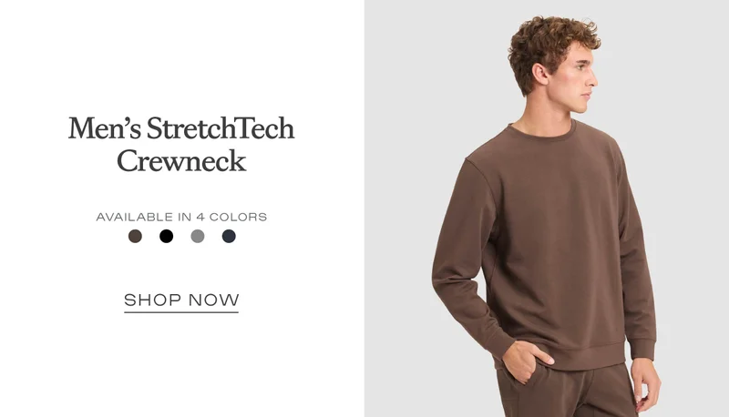 discount code Men's StretchTech Crewneck
