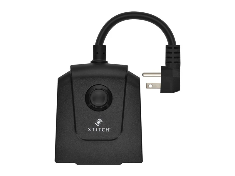 STITCH Outdoor 2-Outlet Smart Plug, Smart Home Wi-Fi Outlet with 2 Sockets