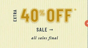 extra 40% off sale