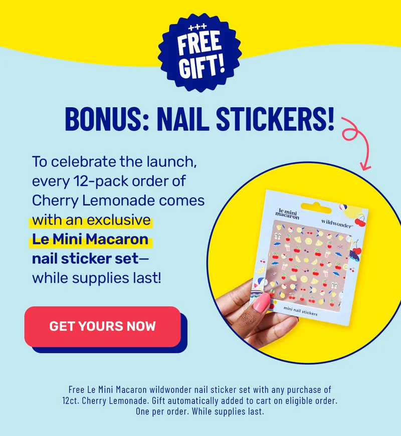 Get your Cherry Nail Stickers!