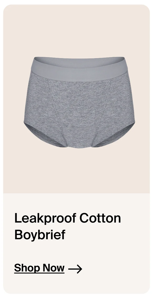 Leakproof Cotton Boybrief. Shop Now→