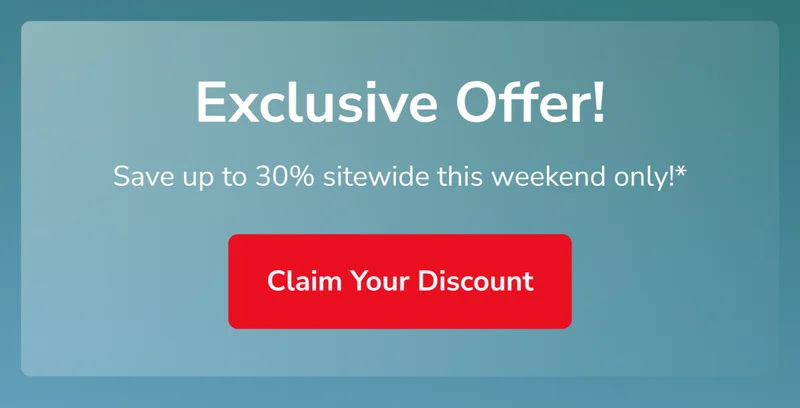Weekend Flash Sale Weekend Flash Sale
