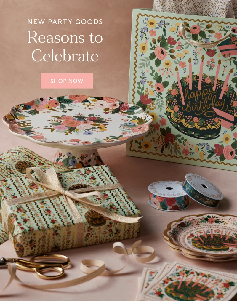NEW PARTY GOODS - Reasons to Celebrate | SHOP NOW