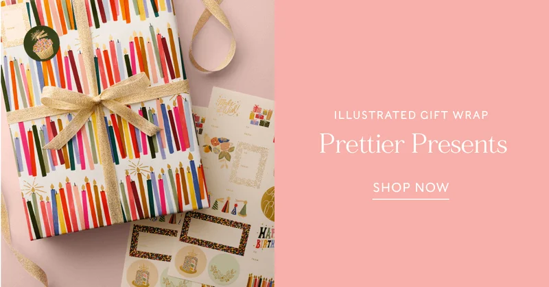 ILLUSTRATED GIFT WRAP - Prettier Presents | SHOP NOW