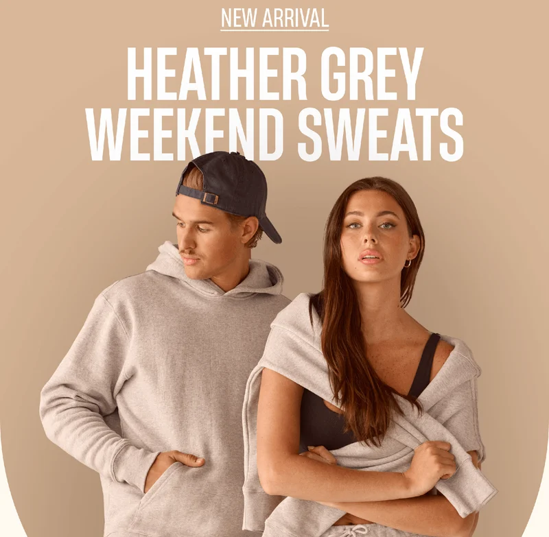 New Arrival | Heather Grey Weekend Sweats New Arrival | Heather Grey Weekend Sweats