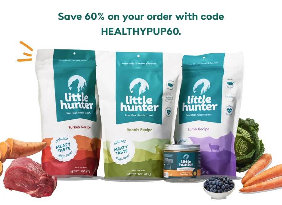 Save 60% on your order with code HEALTHYPUP60.