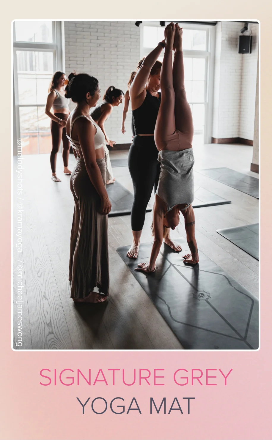 Signature Grey Yoga Mat