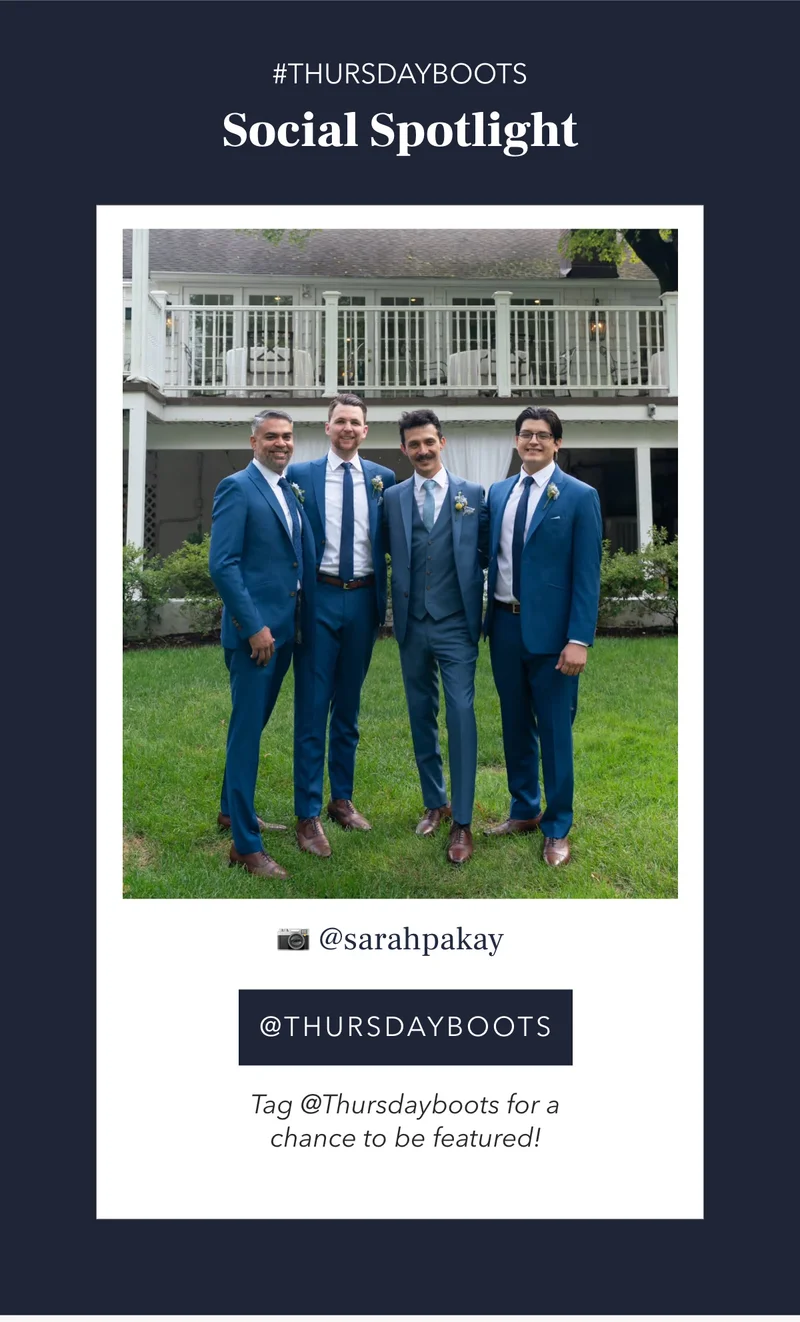 Follow us @Thursdayboots