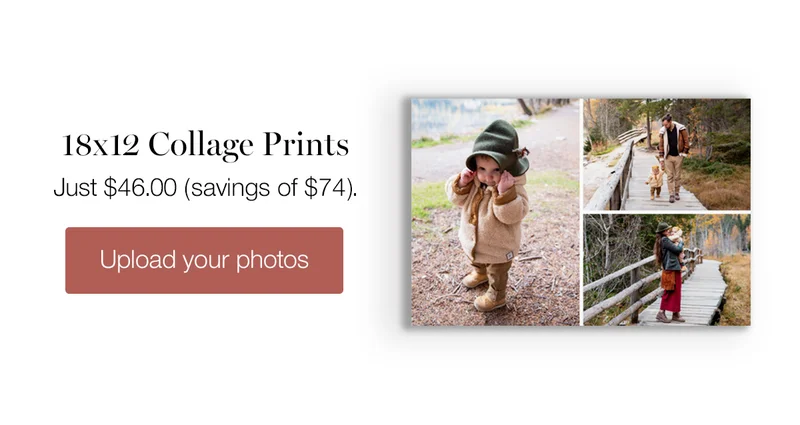 18x12 Collage Prints. Just $46.00 (savings of $74).