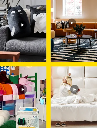 IKEA livestream thumbnails