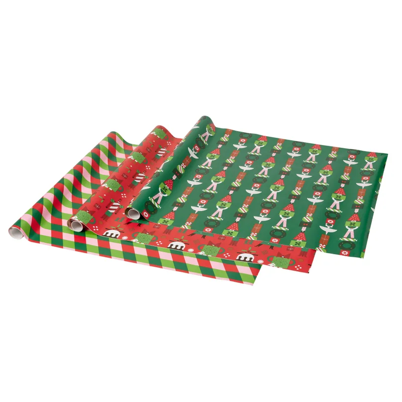 holiday gift wrap roll