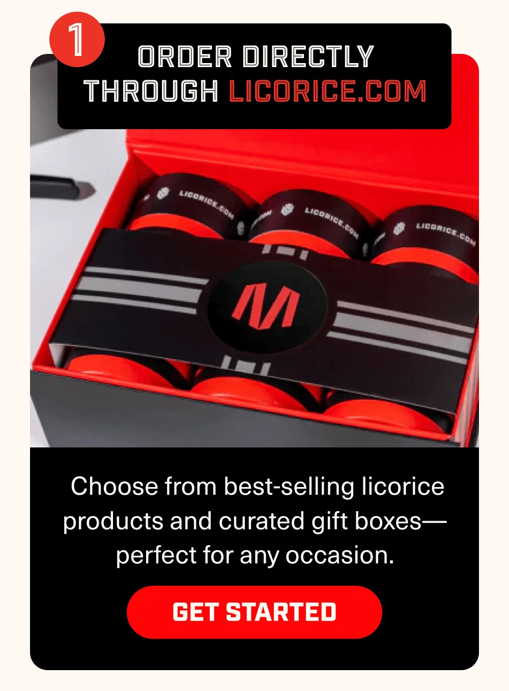 Order Directly Through Licorice.com