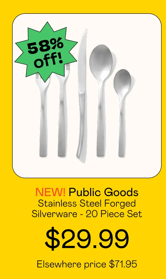 Stainless Steel Forged Silverware 20 Piece Set