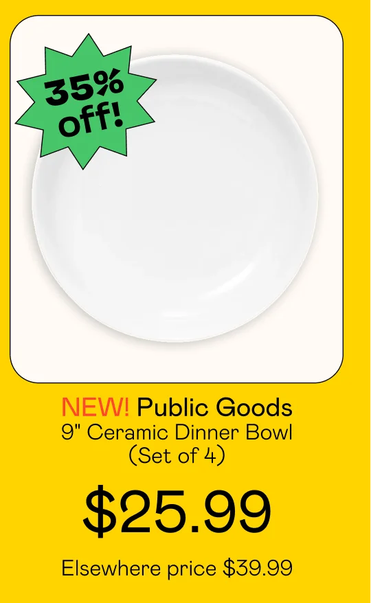 9" Ceramic Dinner Bowl (Set of 4)