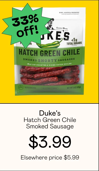 Hatch Green Chile Smoked Sausage