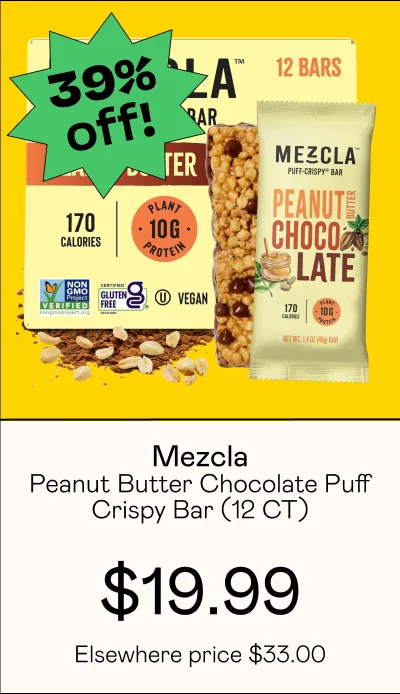 Peanut Butter Chocolate Puff Crispy Bar (12 CT)