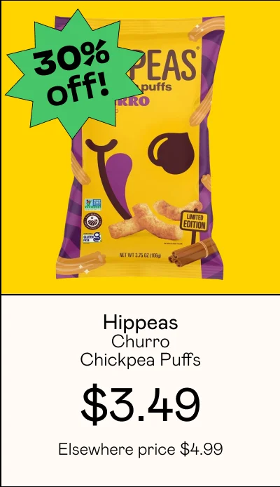 Churro Chickpea Puffs